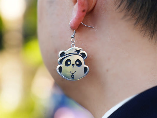 Little Devil Panda Earrings - Panda Design