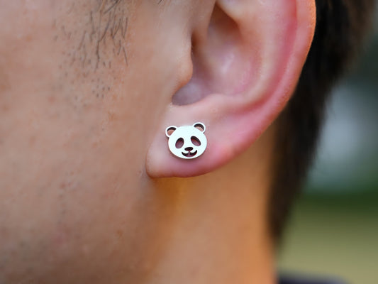 Mini Cute Panda Earrings - Panda Design