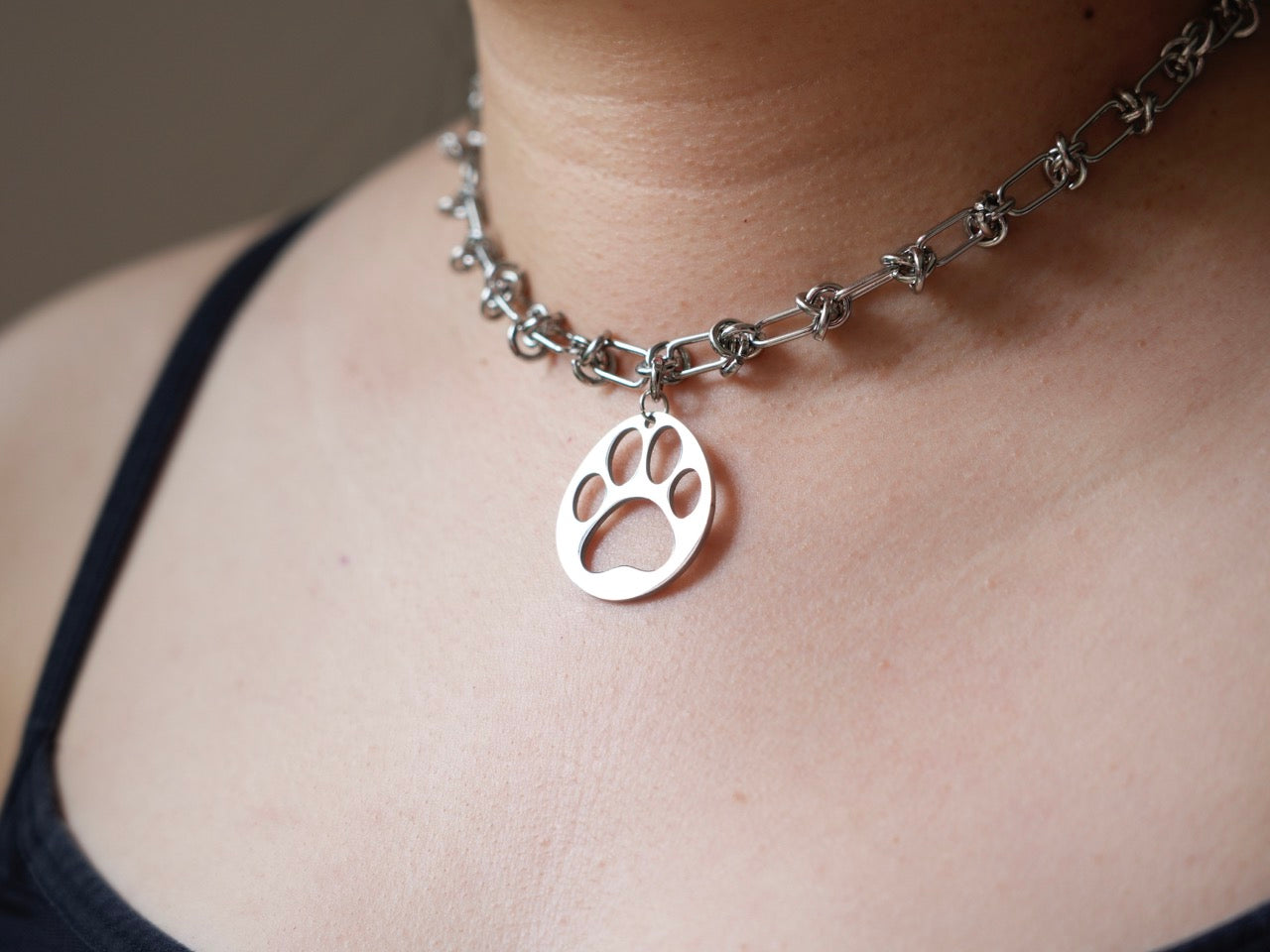 Panda Heartfelt Paw Necklace - Panda Design