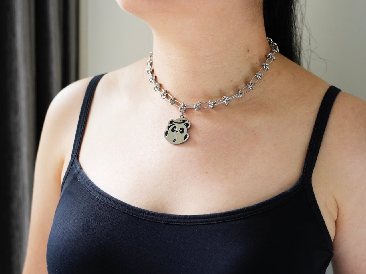Little Devil Panda Necklace - Panda Design