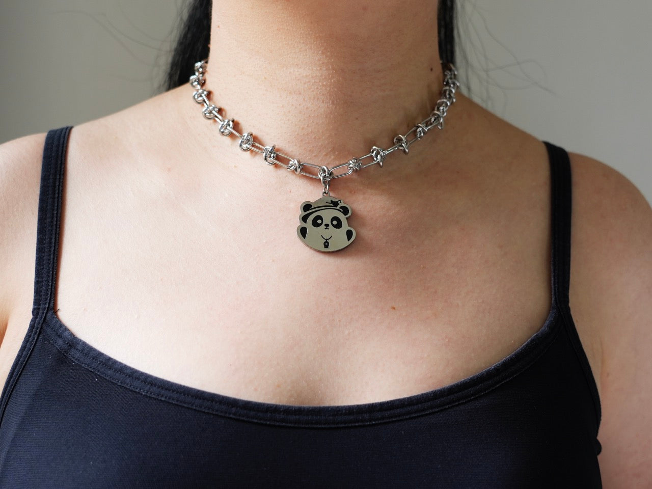 Little Devil Panda Necklace - Panda Design