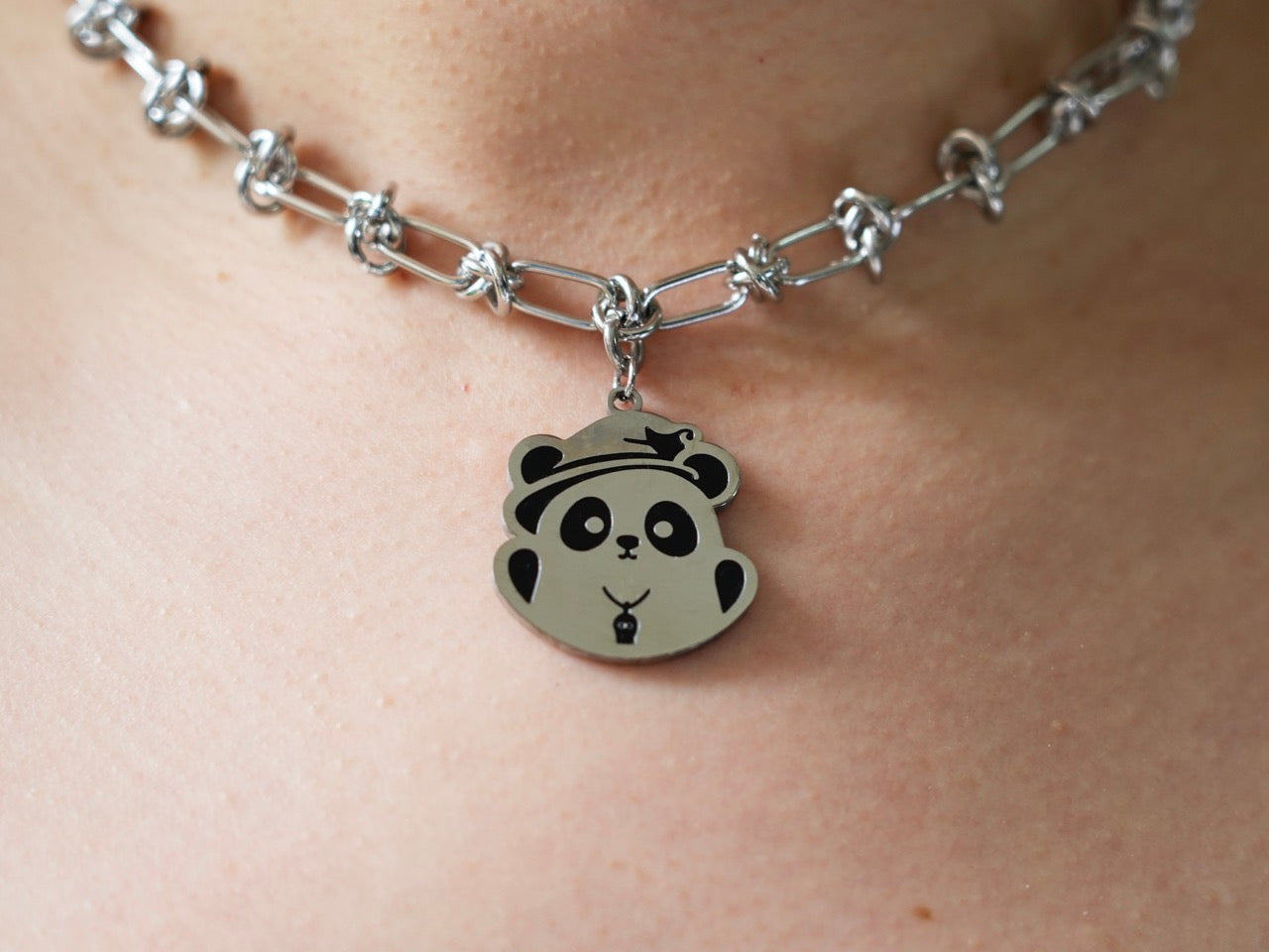 Little Devil Panda Necklace - Panda Design