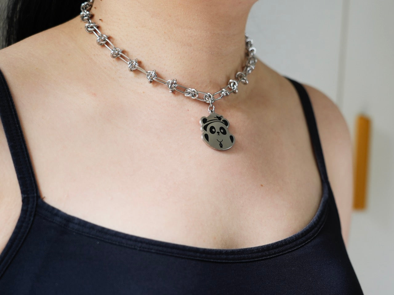 Little Devil Panda Necklace - Panda Design