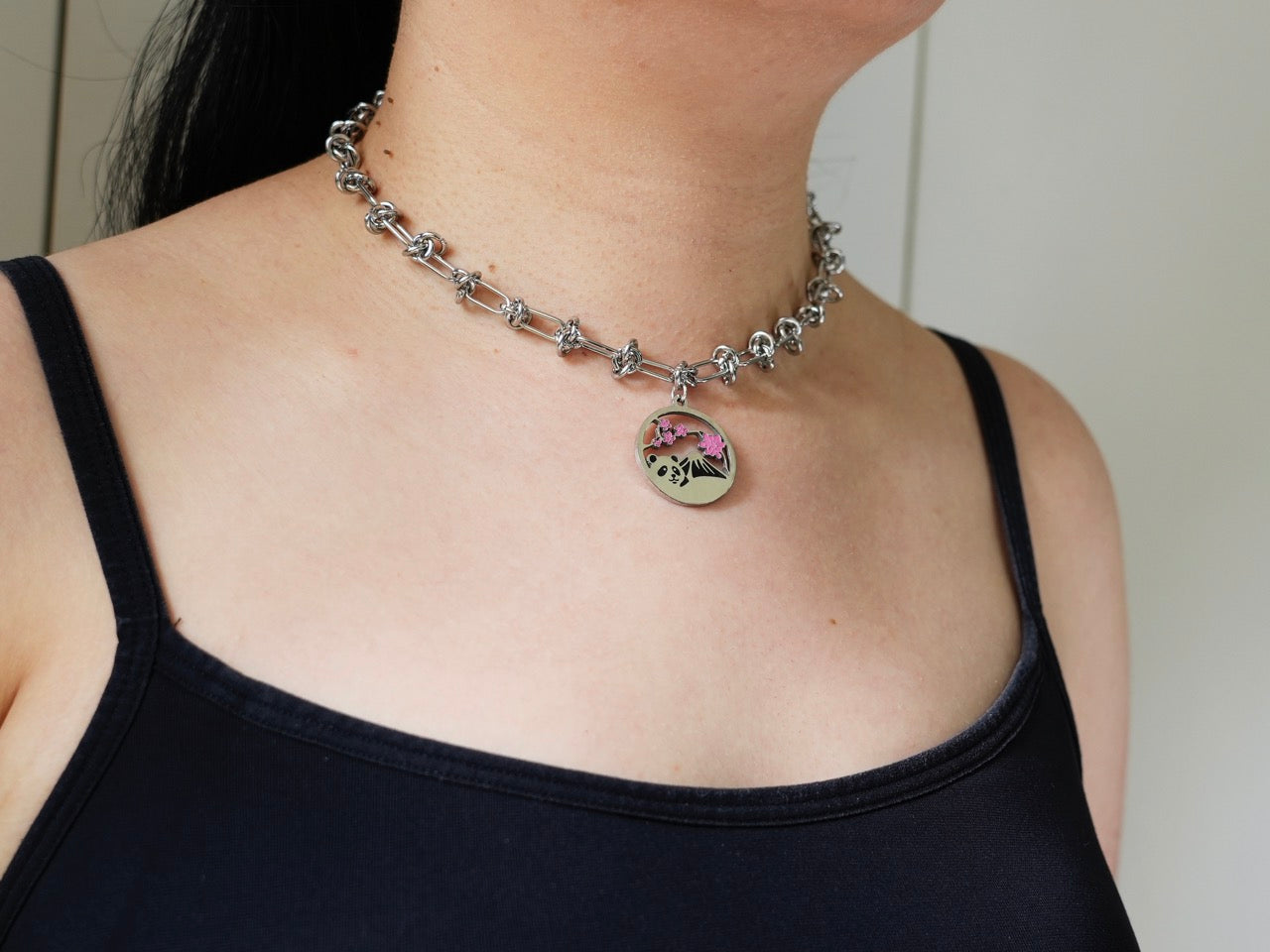 Mount Fuji Panda Necklace - Panda Design