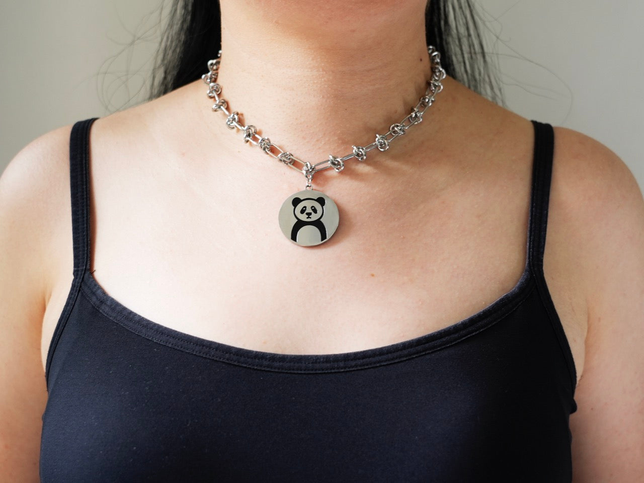 Mr. Panda Bean Necklace - Panda Design