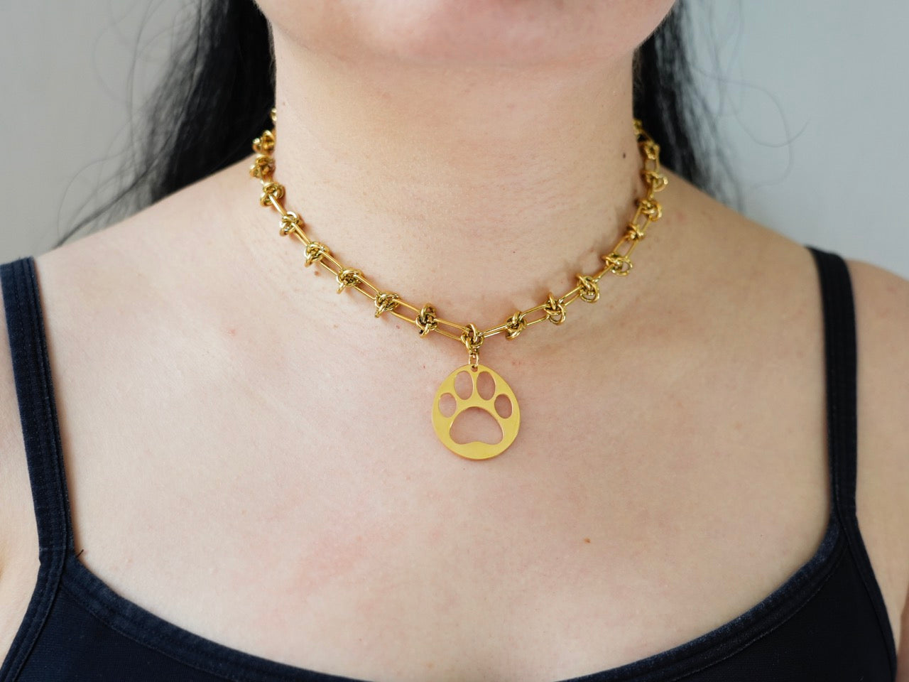 Panda Heartfelt Paw Necklace - Panda Design