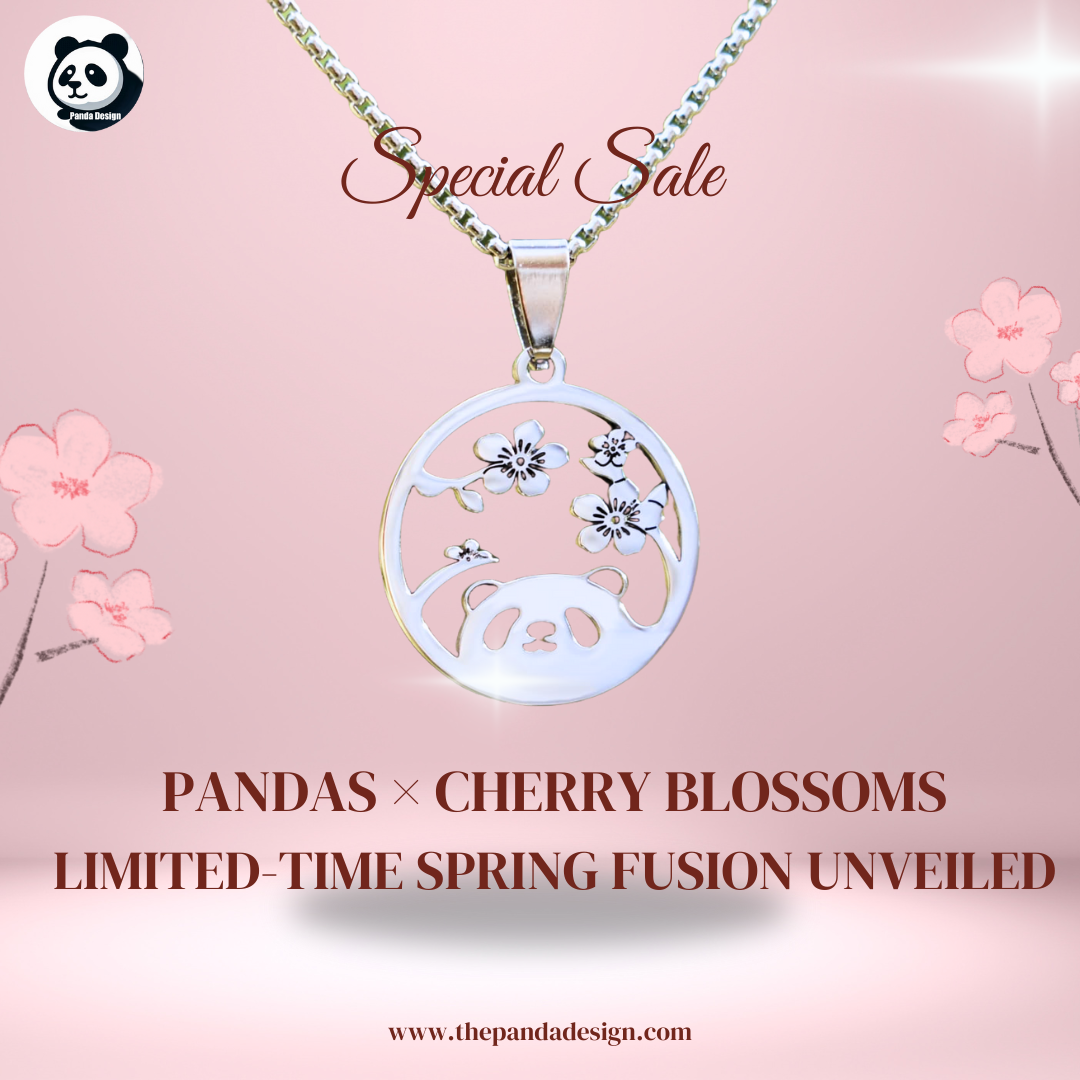 Panda Design March Recommended Outfit Accessories: Discover the Charms of the Sakura Panda Necklace