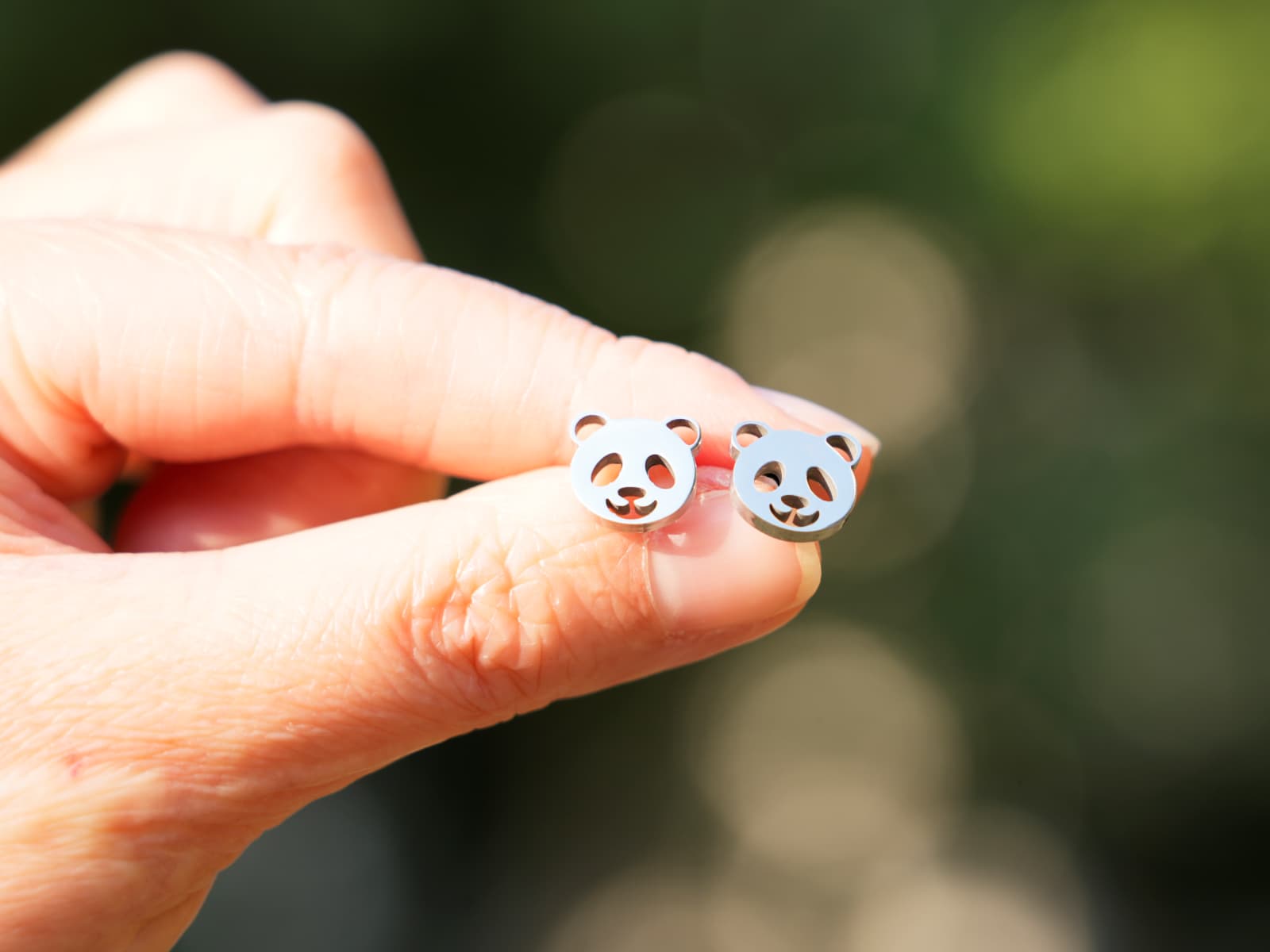 The Mini Panda Earrings-Panda Design
