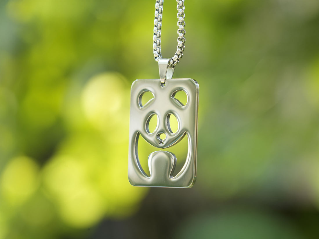 Panda Design's Running Panda Tag Necklace