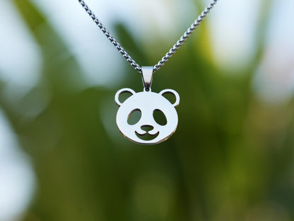 Hollow Mini Panda Necklace