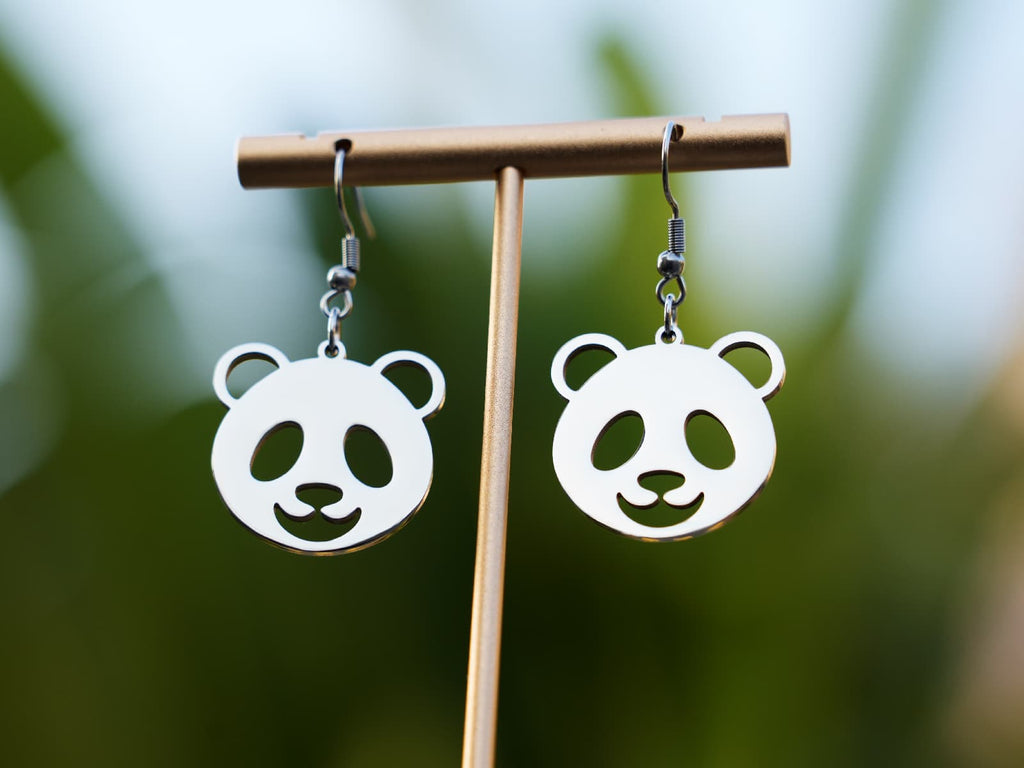 Cute Panda Earrings - Panda Design