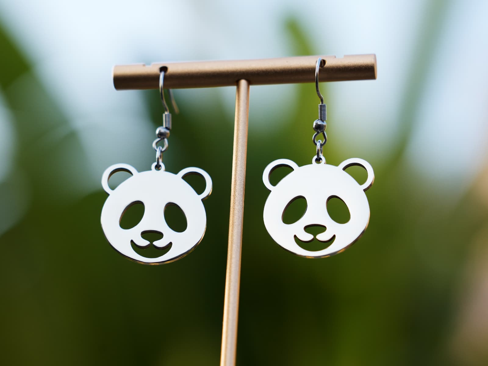Cute Panda Earrings - Panda Design