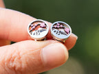 Mini Mount Fuji Panda Earrings - Panda Design