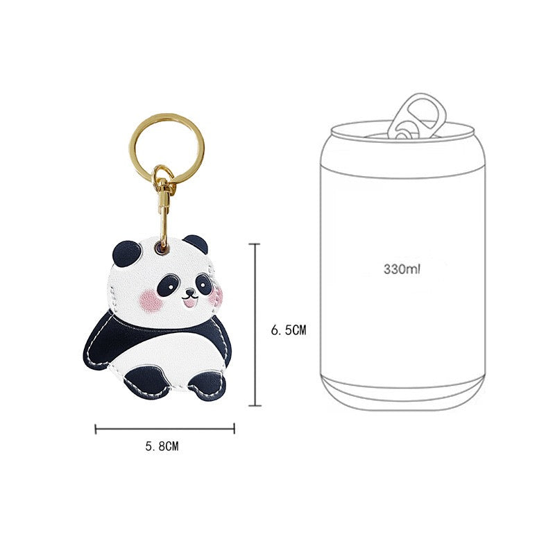 Cute Giant Panda PU Leather Charm - Panda Design