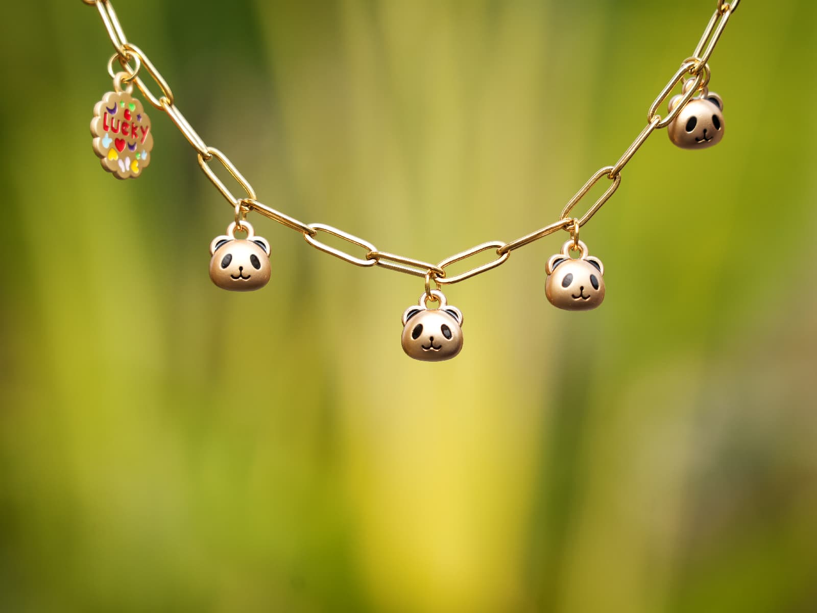 Lucky Panda Kindergarten Bracelet-Golden - Panda Design