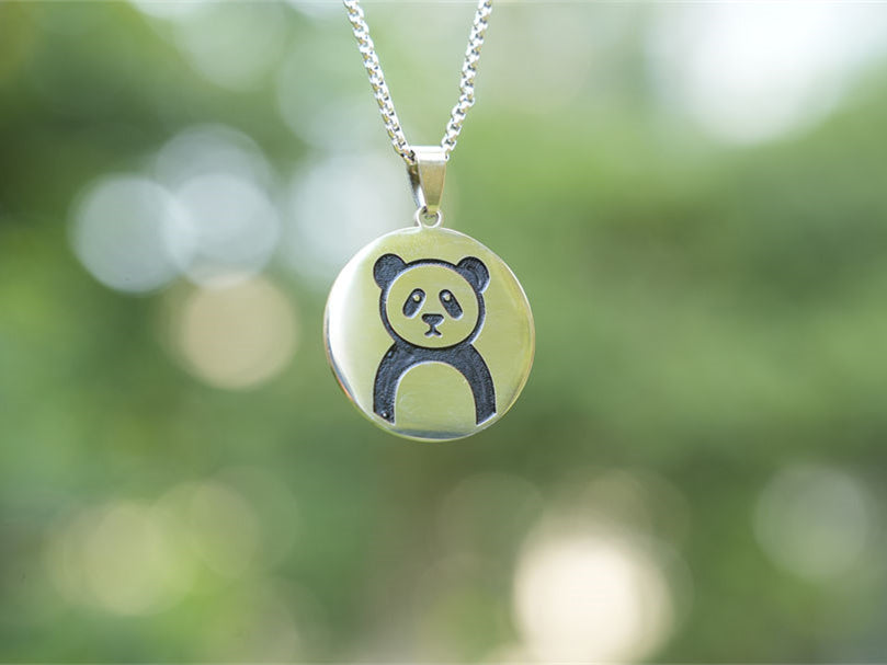 EMO Panda Necklace - Panda Design