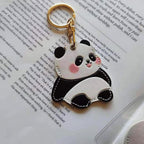 Cute Giant Panda PU Leather Charm - Panda Design