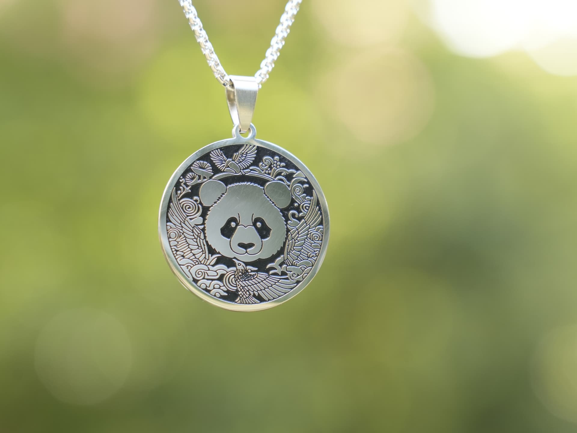 Panda & Phoenix Necklace - Panda Design