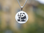 Panda's Coffee Moment necklace - Panda Design