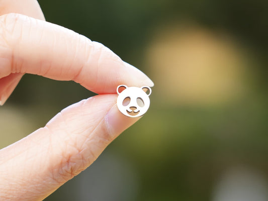 Hollow Mini Panda Earring