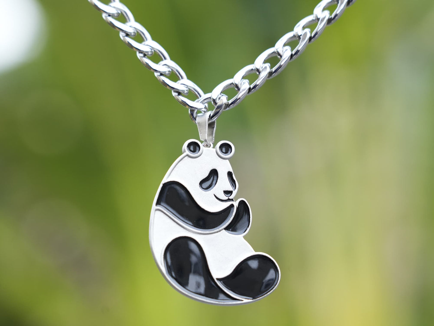 Kung Fu Panda Necklace Plus-Cuban Chain