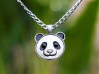 Embossed Panda Queen Necklace - Panda Design