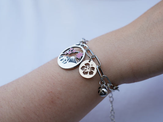 Lucky Mount Fuji Panda Bracelet - Panda Design