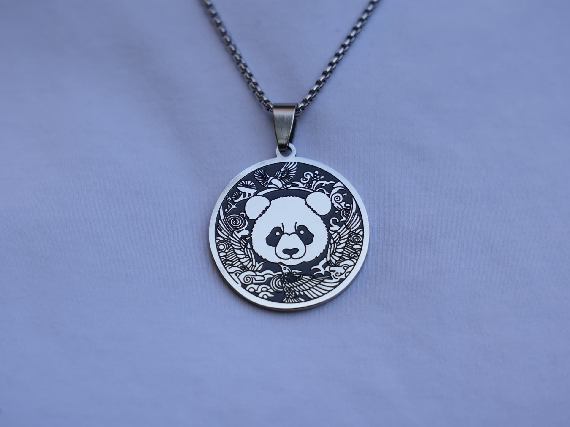 Panda & Phoenix Necklace - Panda Design
