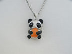 Panda Embrace Pendant Necklace - Panda Design