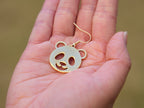 Hollow Panda Earrings-Golden - Panda Design