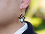 Handcrafted Bead Earrings - Panda Paw - Panda Design
