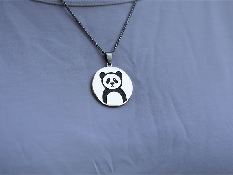 EMO Panda Necklace - Panda Design