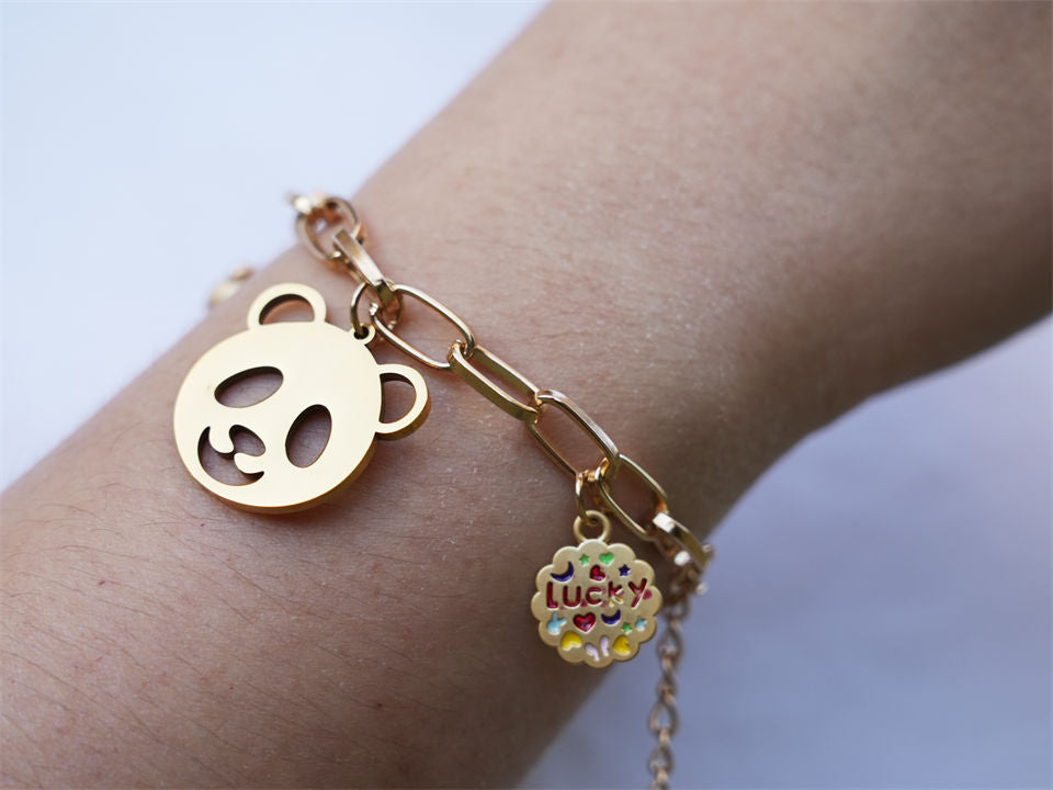 Lucky Cute Panda Bracelet - Panda Design
