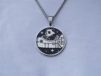 Spaceship-Driving Panda Necklace - Panda Design