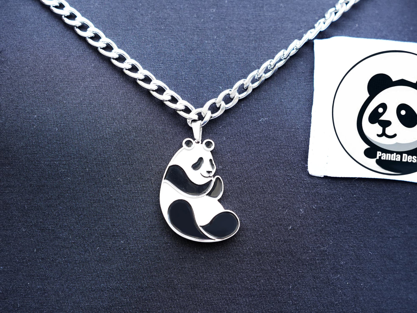 Kung Fu Panda Necklace Plus-Cuban Chain