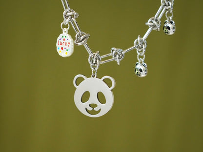Lucky Smiling Panda Bracelet - Panda Design