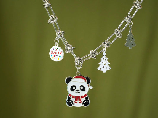 Lucky Christmas Panda Bracelet