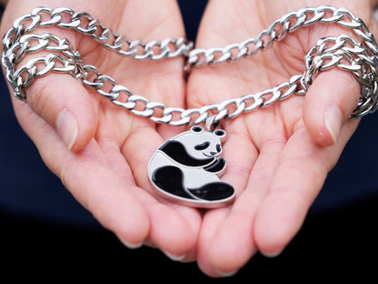 Kung Fu Panda Necklace Plus-Cuban Chain