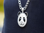 Embossed Panda Queen Necklace - Panda Design