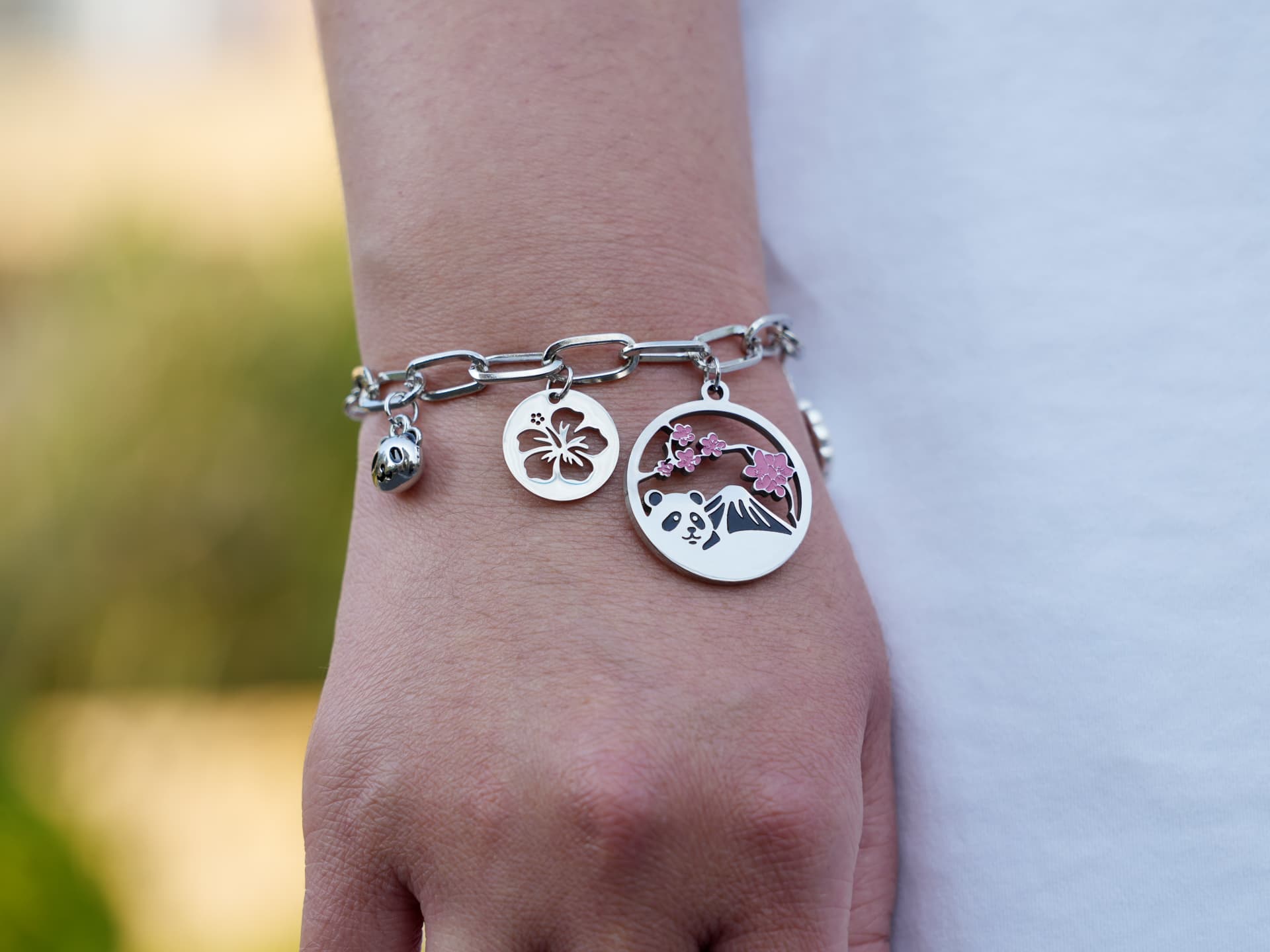 Lucky Mount Fuji Panda Bracelet - Panda Design