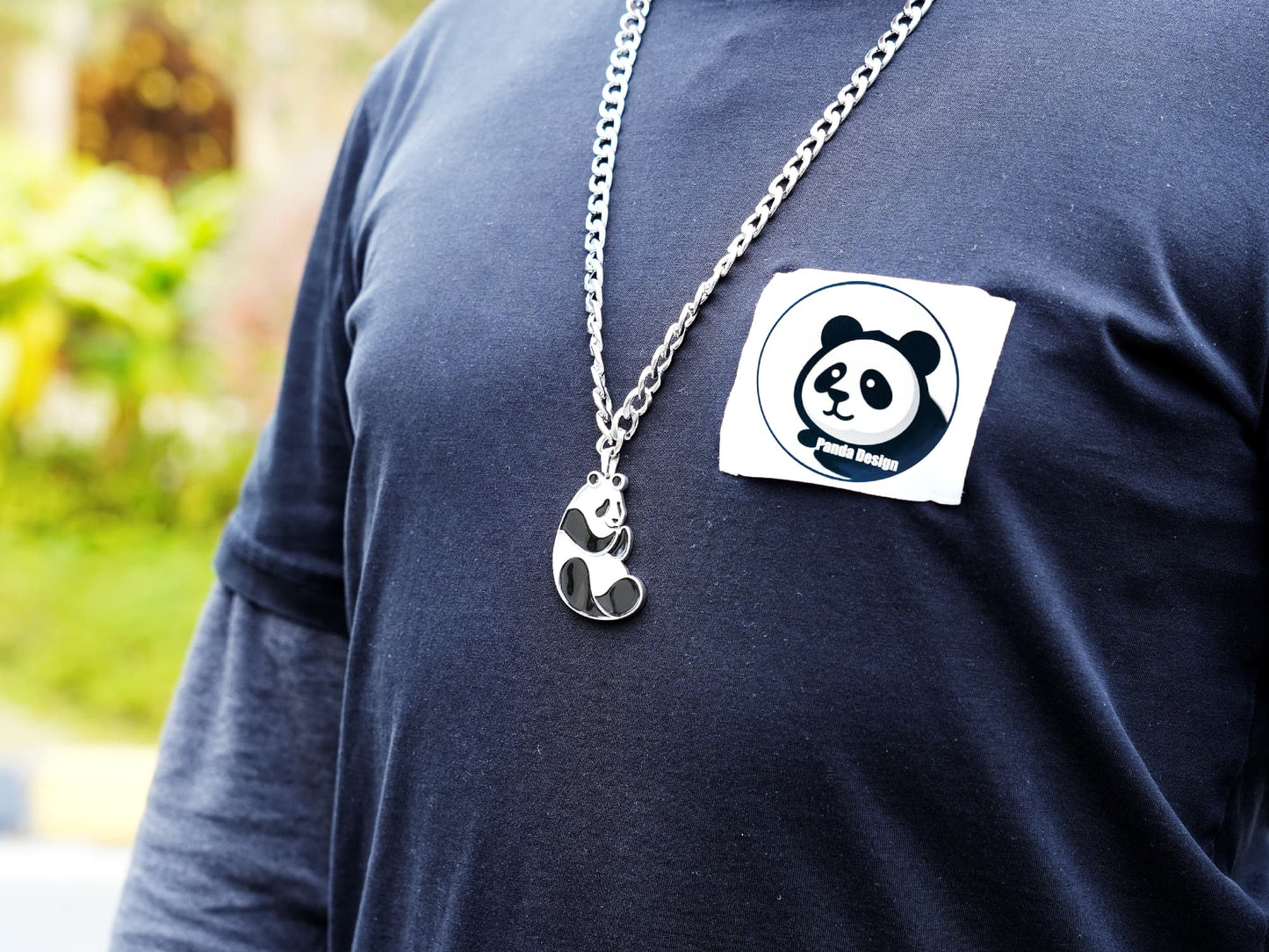 Kung Fu Panda Necklace Plus-Cuban Chain