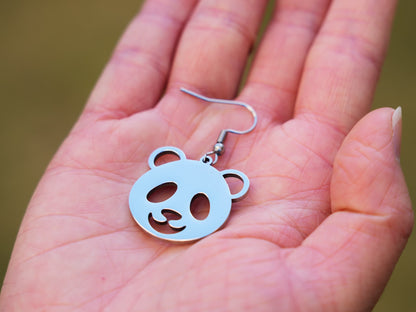 Hollow Panda Earrings