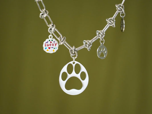 Lucky Panda Heartfelt Paw Bracelet