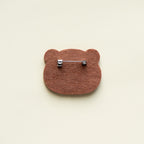 Embroidered Pins of a Cute Red Panda in a Hat - Panda Design