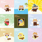 Embroidered Pins of Funny Red Panda - Panda Design