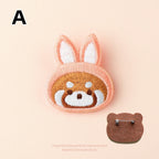 Embroidered Pins of a Cute Red Panda in a Hat - Panda Design