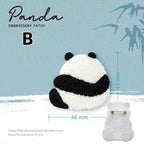 Embroidered Pins of Cute Panda ① - Panda Design