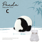 Embroidered Pins of Cute Panda ① - Panda Design