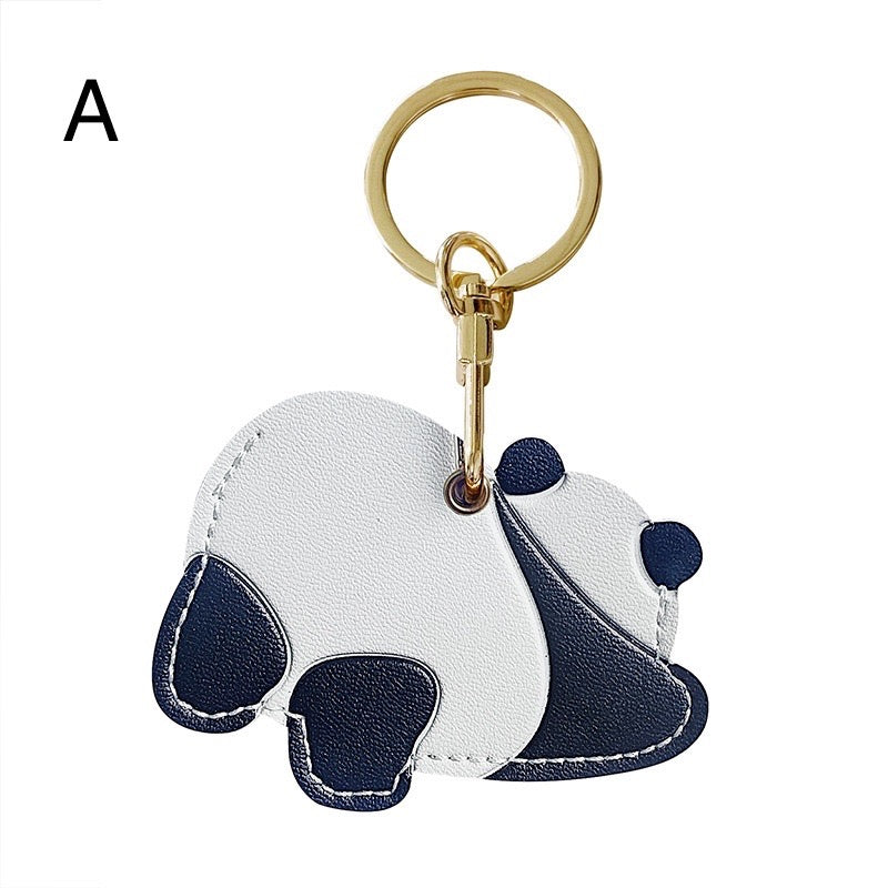 Cute Giant Panda PU Leather Charm - Panda Design