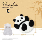 Embroidered Pins of Cute Panda ② - Panda Design